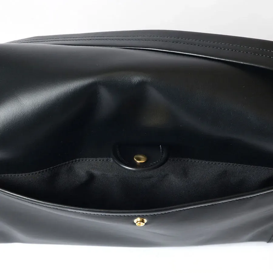Leather Flap Big Bag