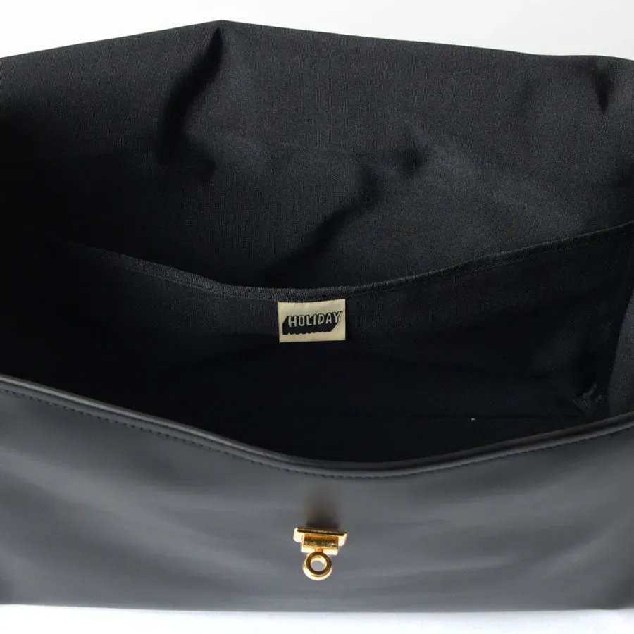 Leather Flap Big Bag
