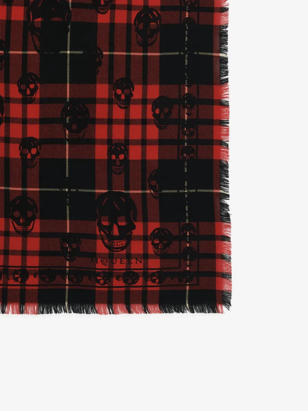 Tartan Skull Scarf