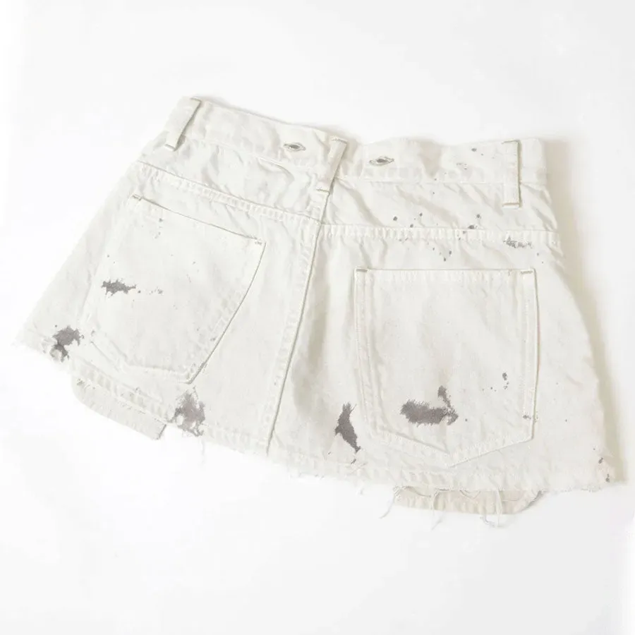 Paint Denim Two-Piece Suspender Pants
