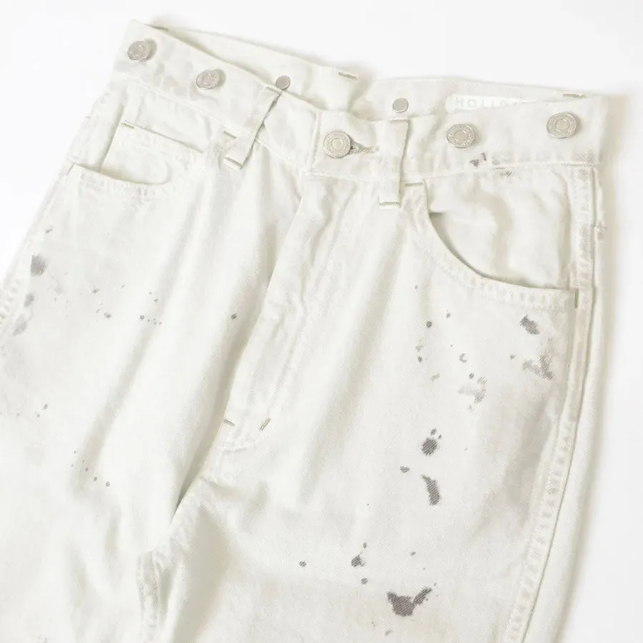 Paint Denim Two-Piece Suspender Pants