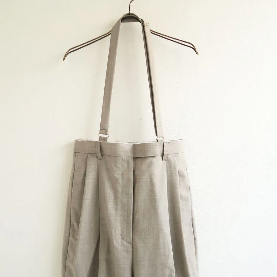 Suspender Tuck Pants