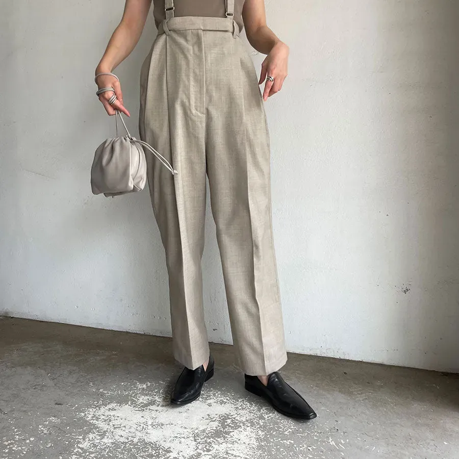 Suspender Tuck Pants