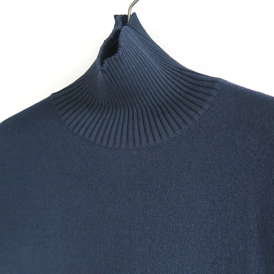 Wool Turtle Knit Dress