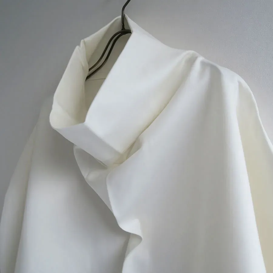 Double Jersey Drape Pullover