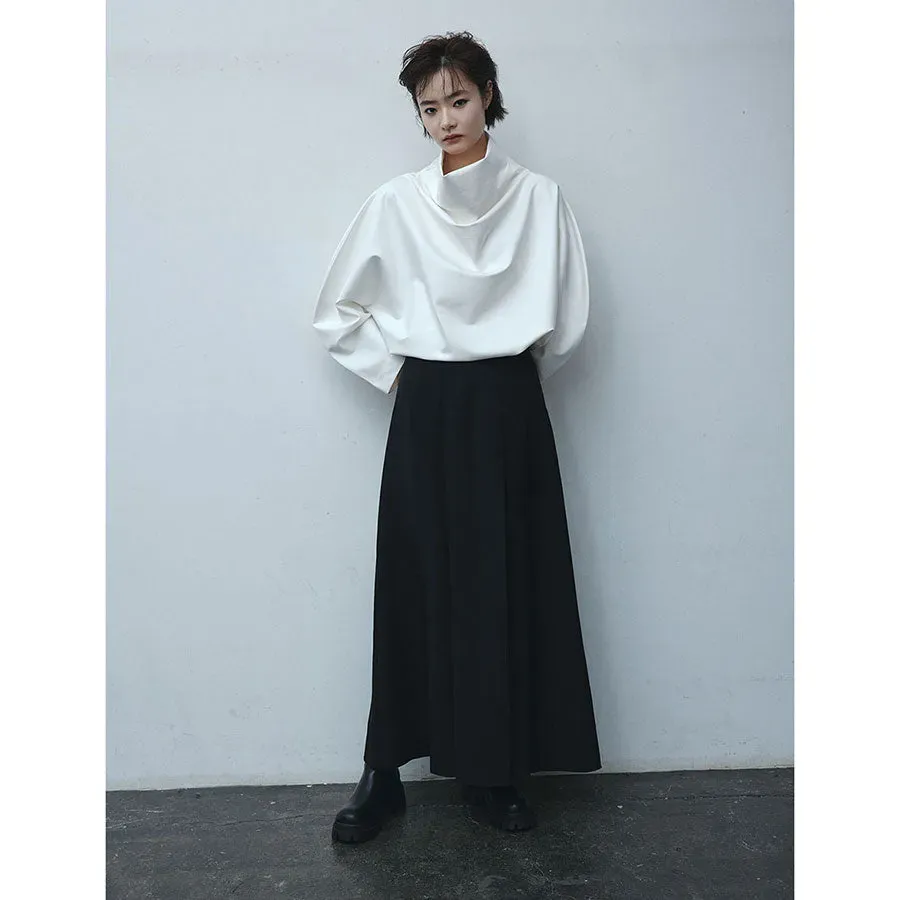 Double Jersey Drape Pullover