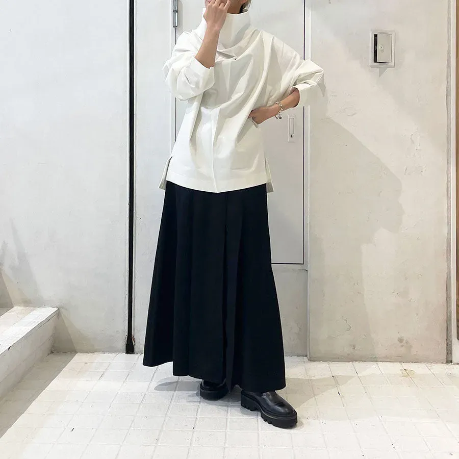 Double Jersey Drape Pullover