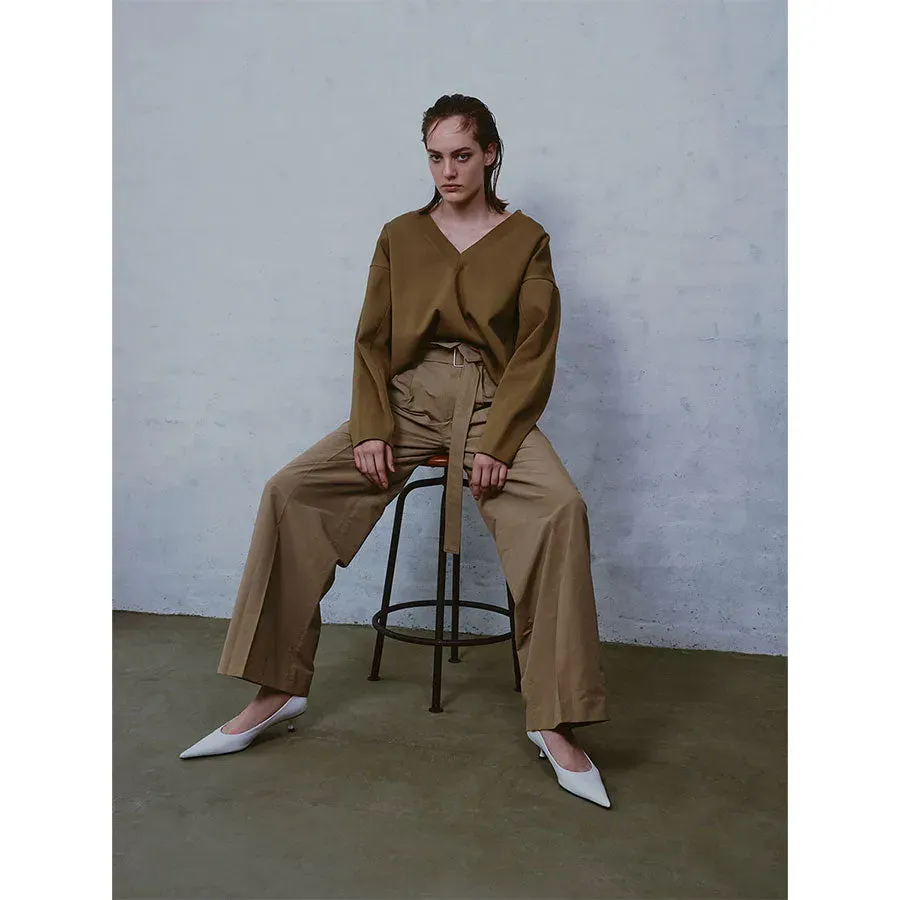 High-Waisted Wide Pant