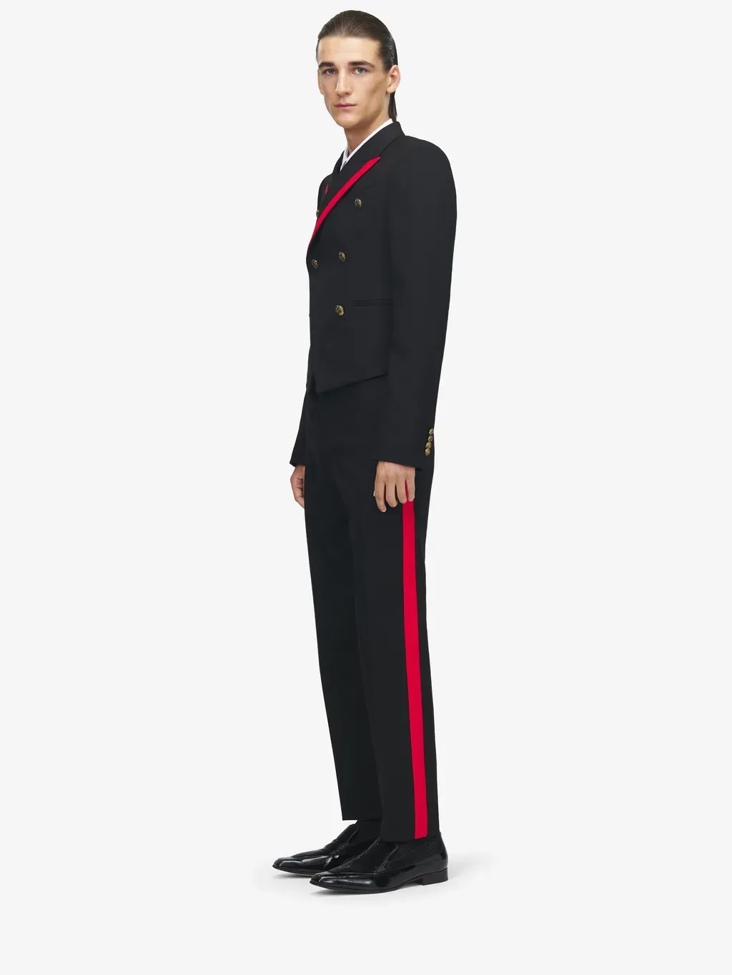 Uniform Double-Breasted Jacket