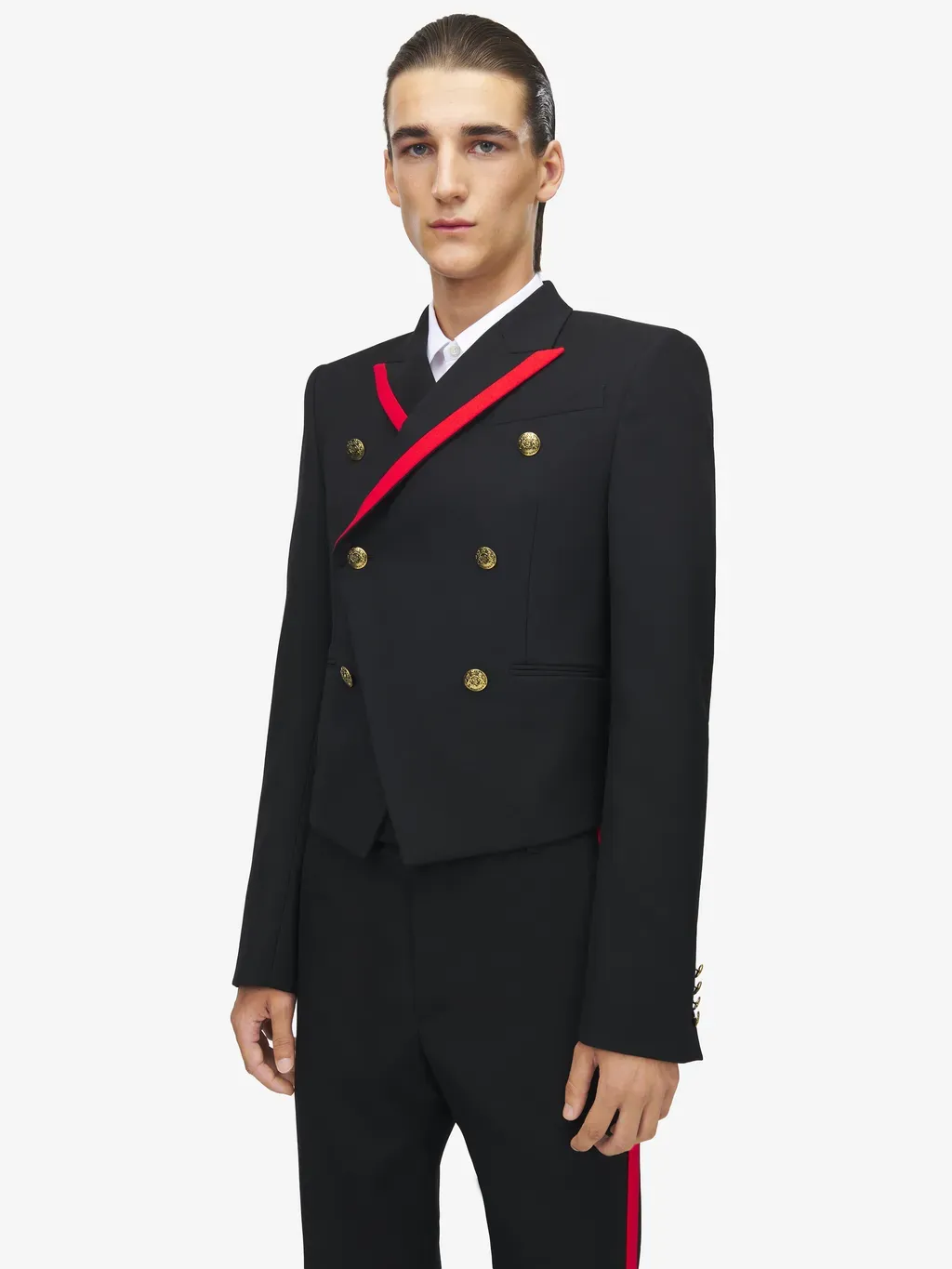 Uniform Double-Breasted Jacket