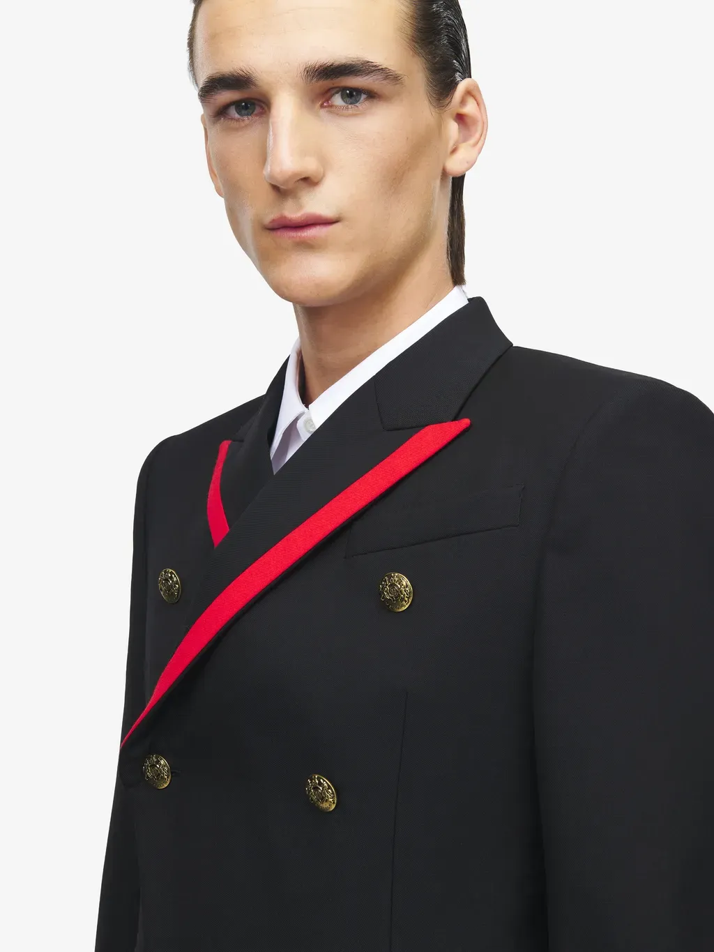 Uniform Double-Breasted Jacket