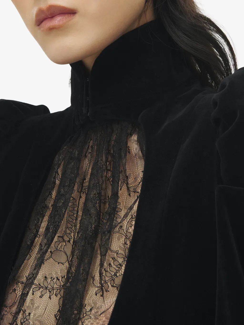 Velvet Panel Jacket