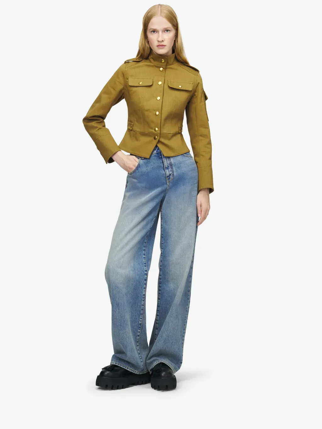 Utility Peplum Jacket