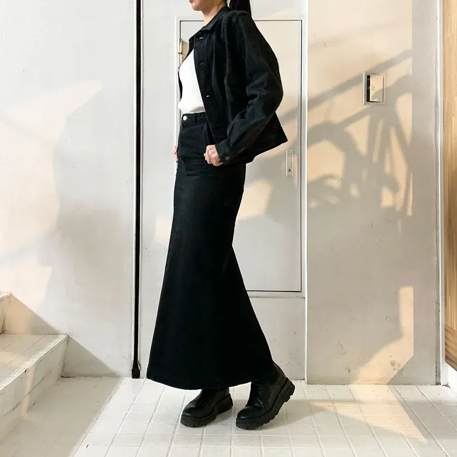 Usa Cotton Maxi Skirt