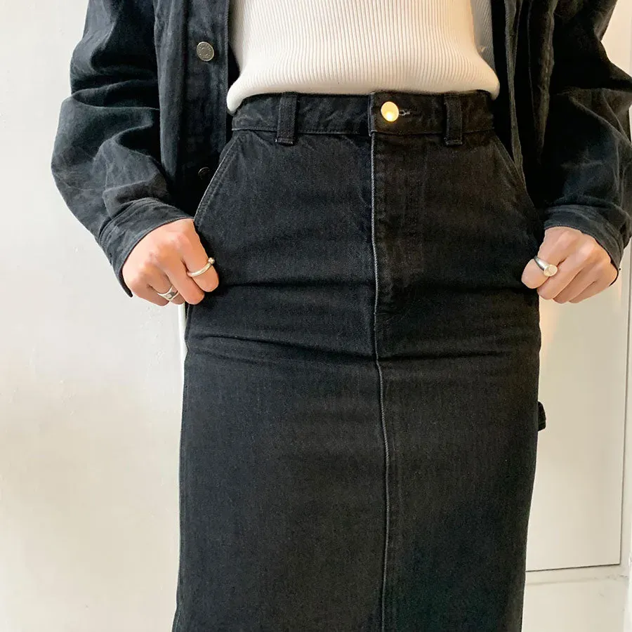 Usa Cotton Maxi Skirt