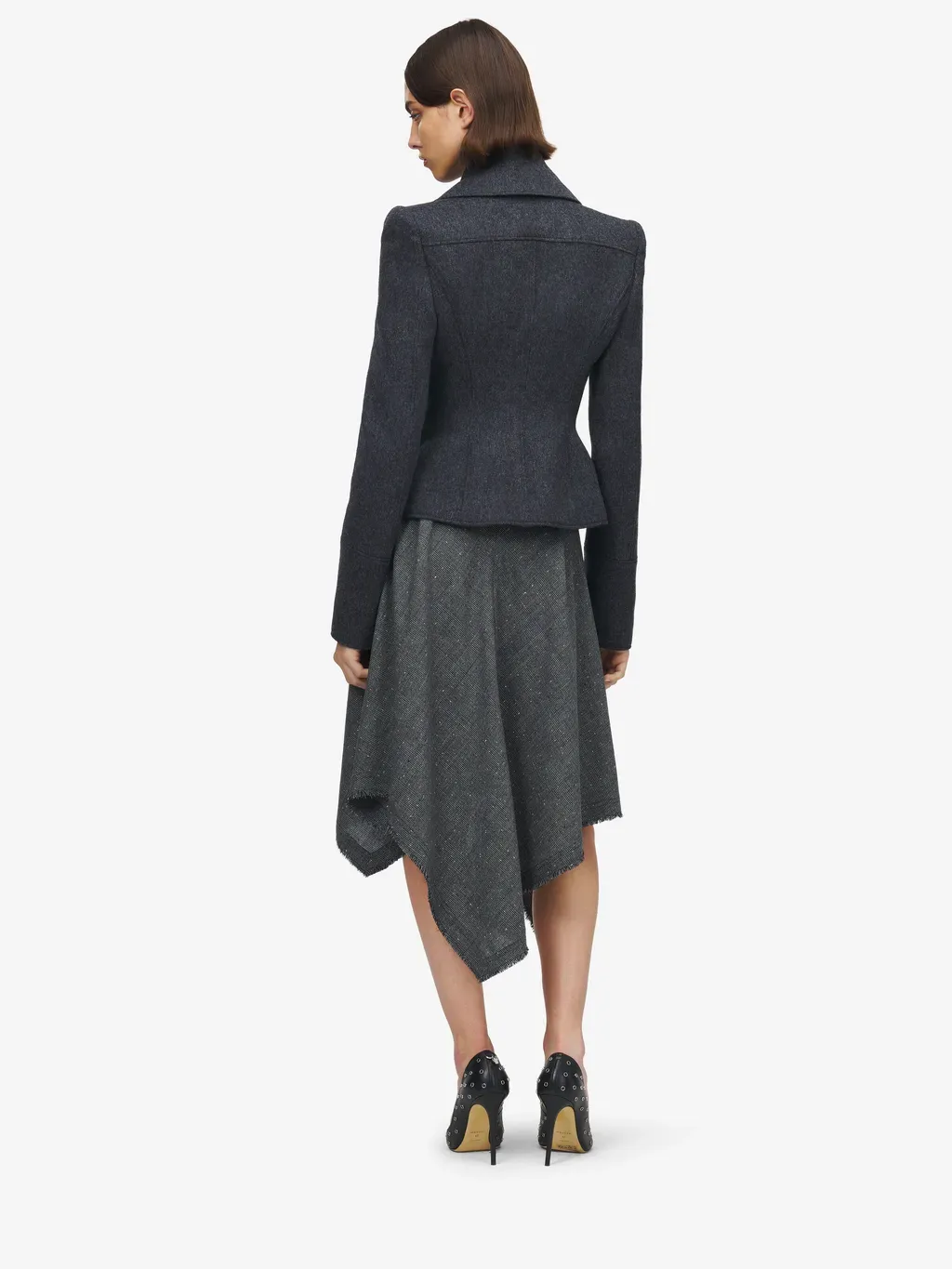 Wool Felt Double-Breasted Coat