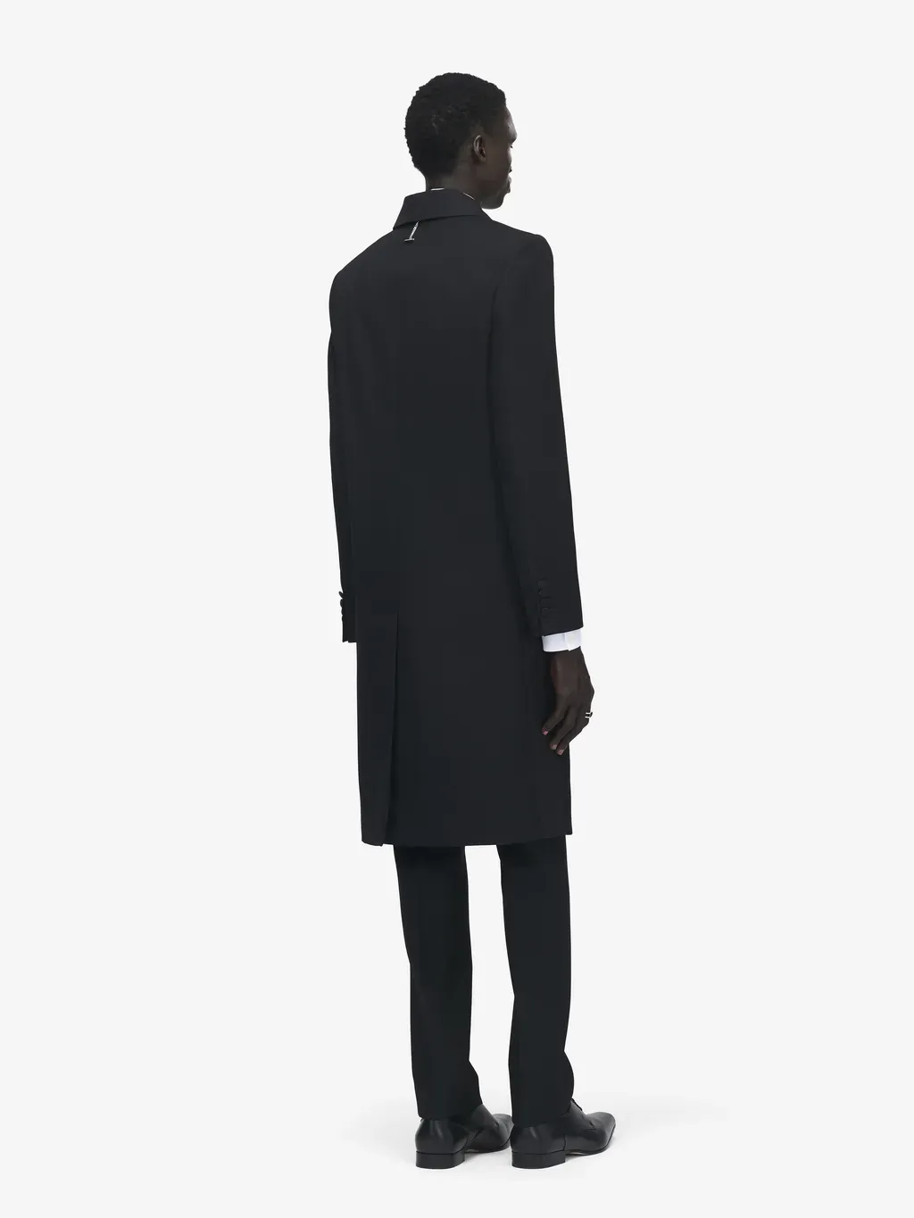 Wool Felt Double-Breasted Coat