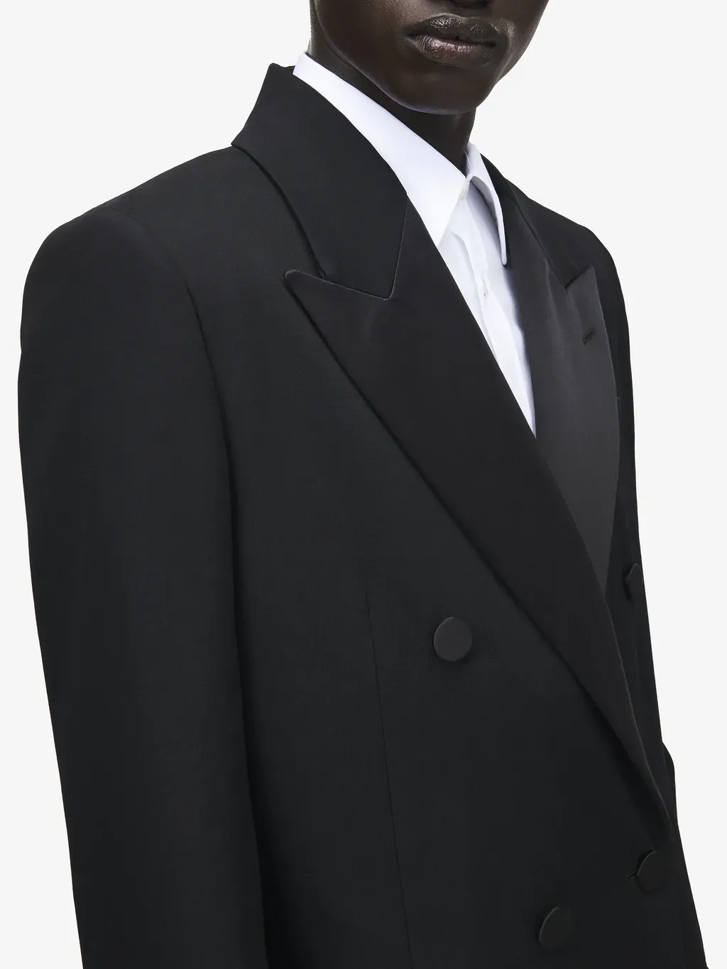 Wool Felt Double-Breasted Coat