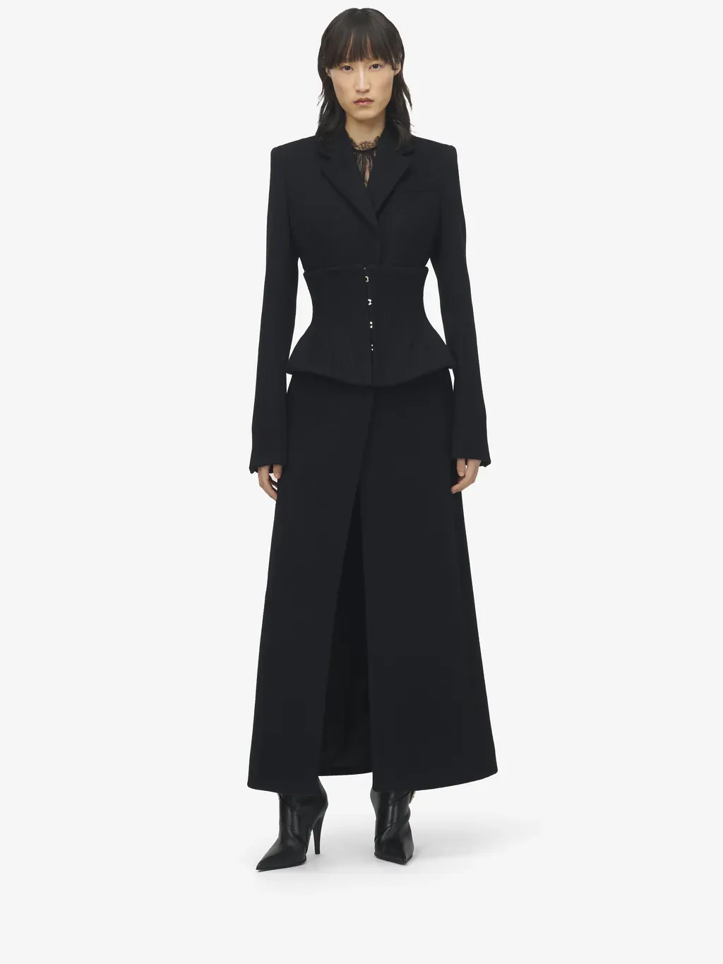 Wool Cashmere Long Coat