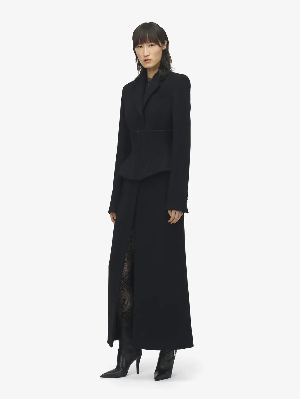 Wool Cashmere Long Coat