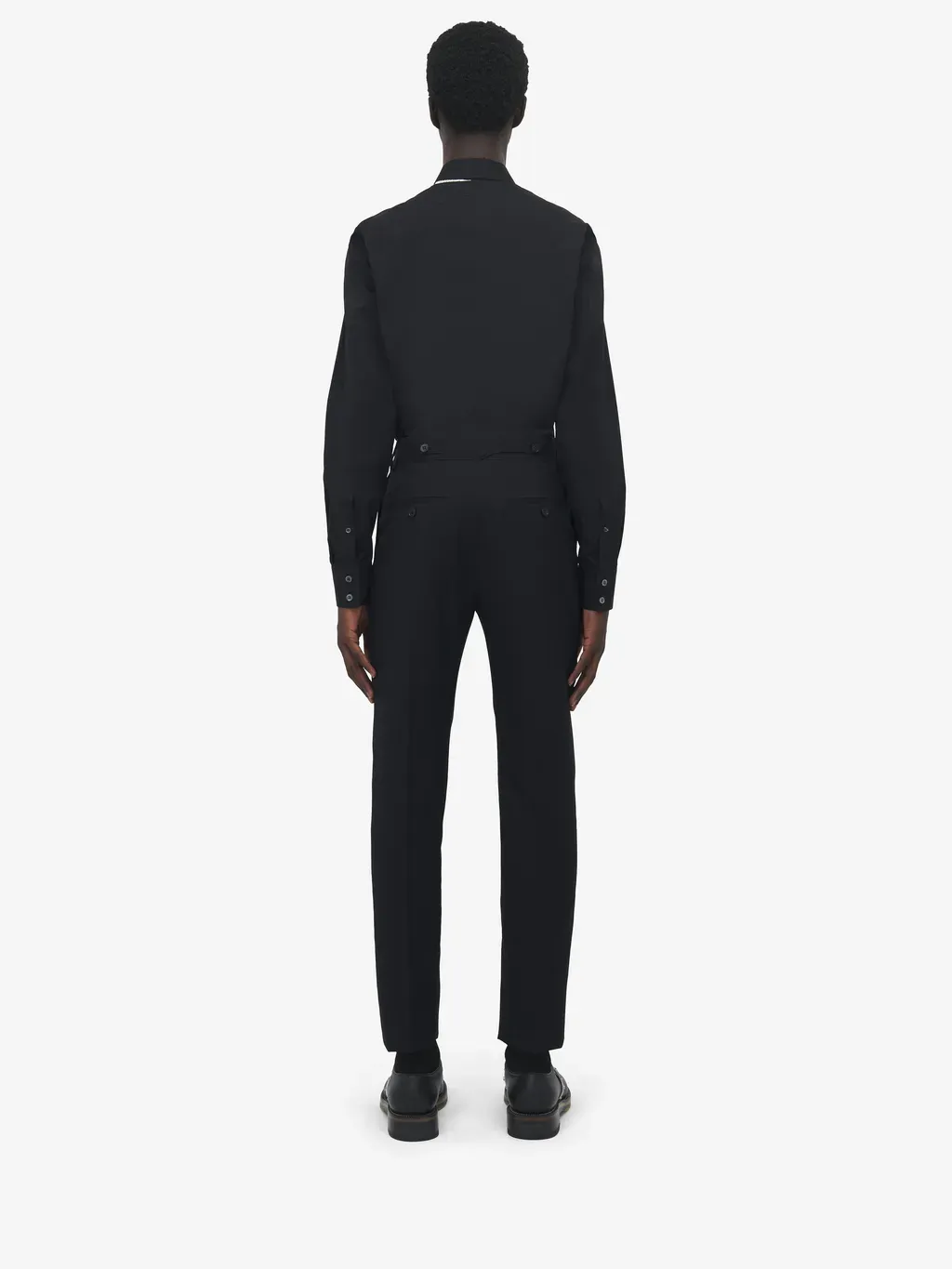 Wool Mohair Tailored Trousers
