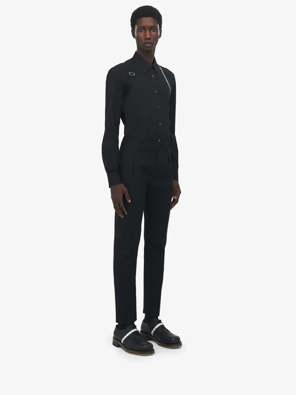 Wool Mohair Tailored Trousers