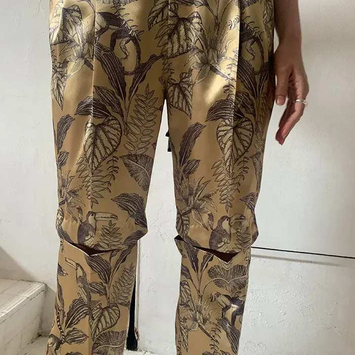 Animal Print 2 Way Pants