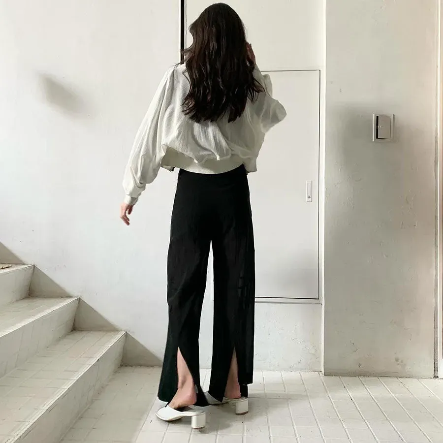 Sheer Wide Trousers