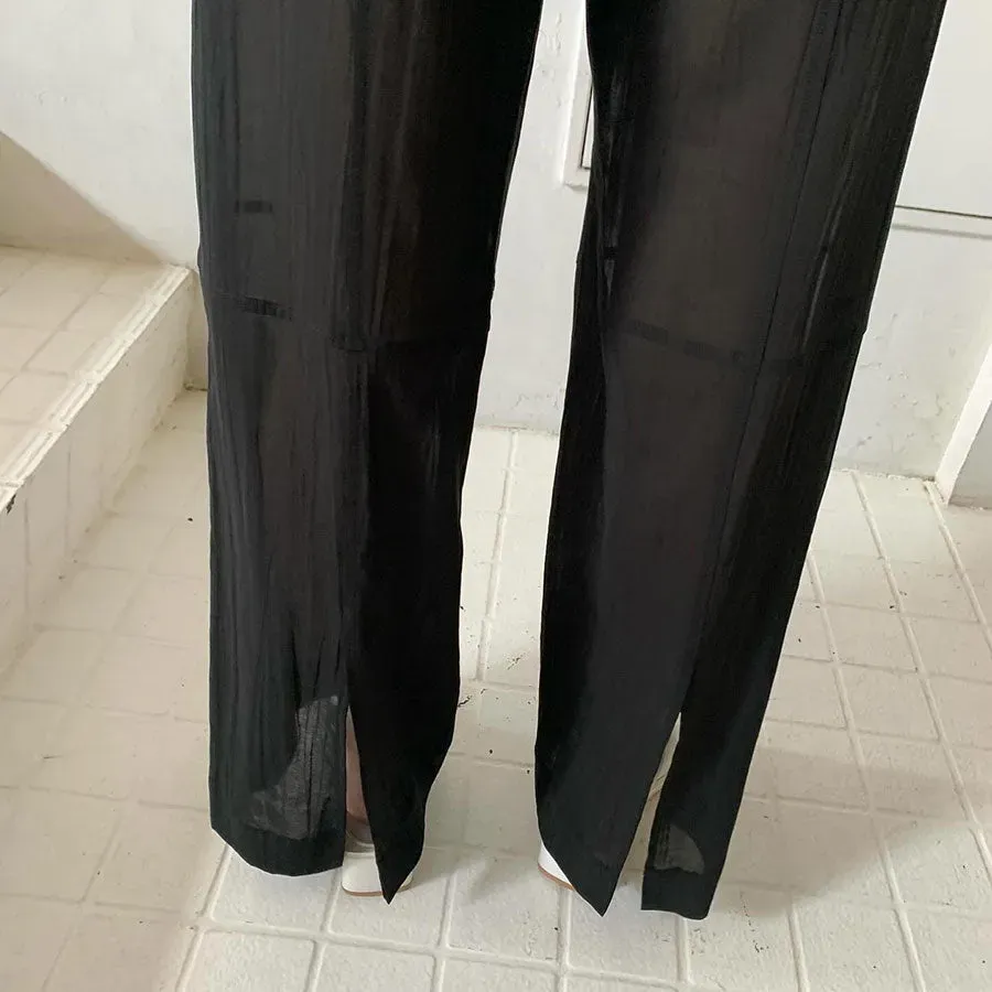 Sheer Wide Trousers