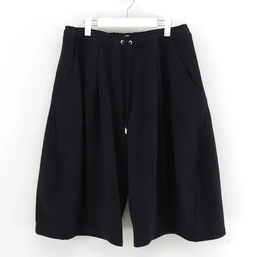 Pleated Balloon Sweat Shorts