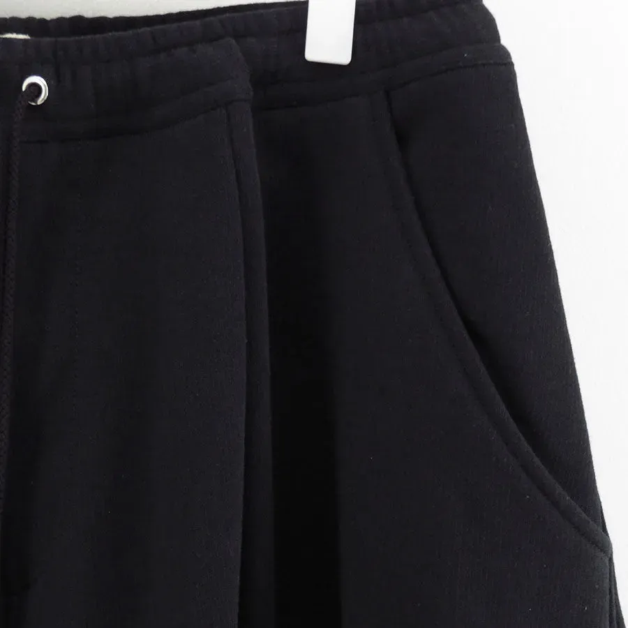 Pleated Balloon Sweat Shorts