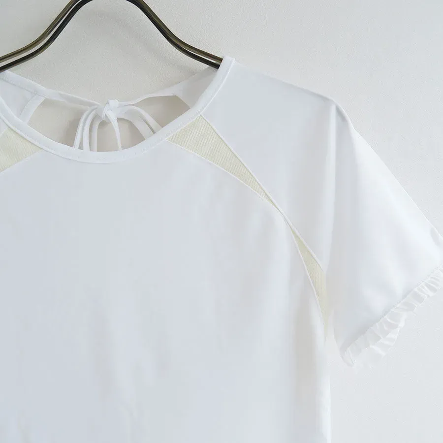 Frill Backless Top