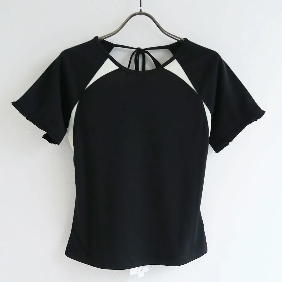 Frill Backless Top