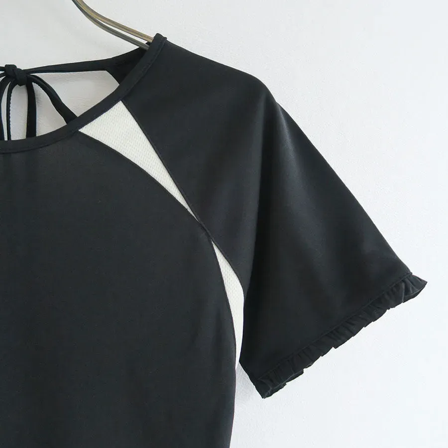 Frill Backless Top