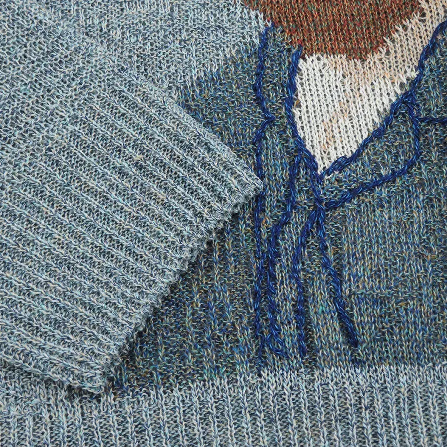 Wavy Linen Van Gogh