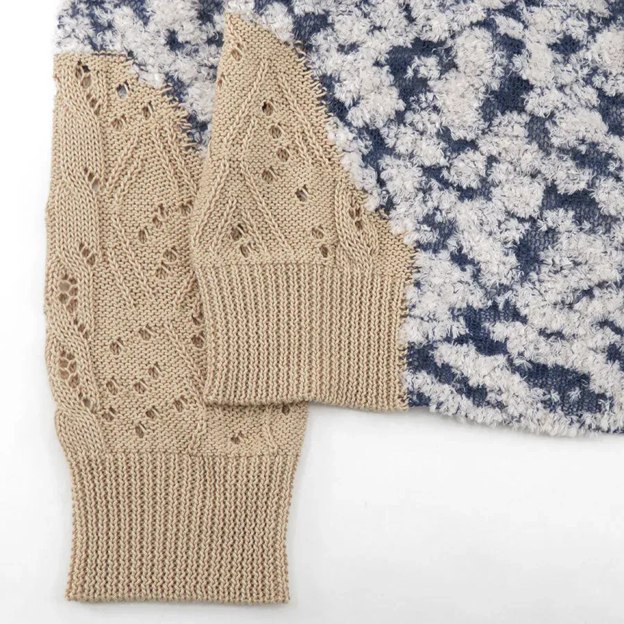Rough & Gloss Collaged Jumper
