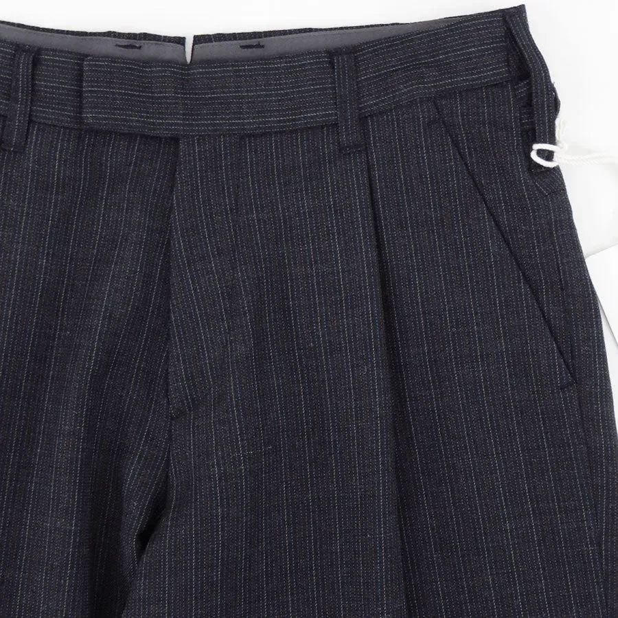 Military Slacks Wool Vintage Stripe