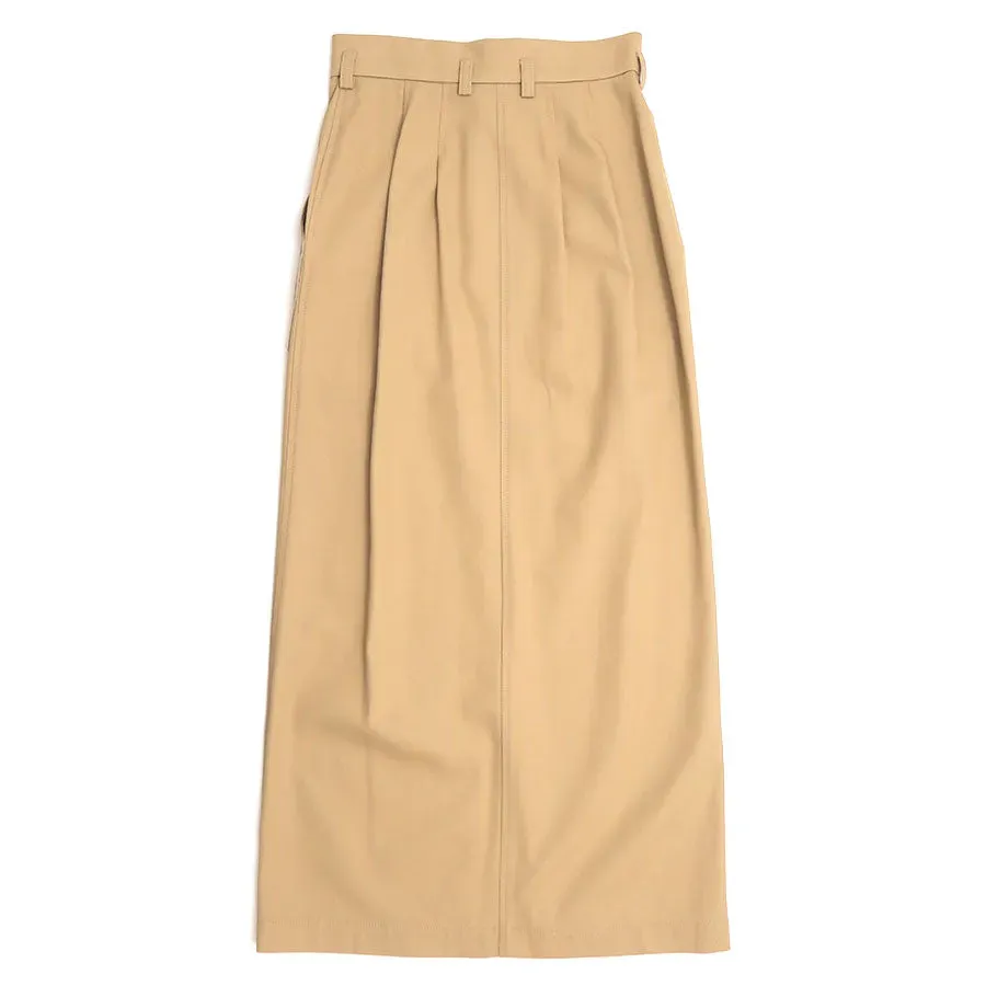 Cording Embroidery Detailed I-Line Skirt