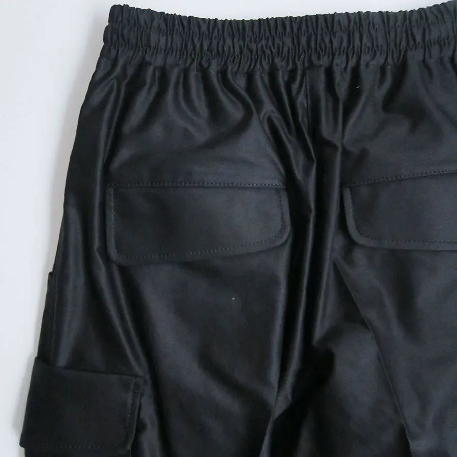 Cotton High Waisted Cargo Trousers