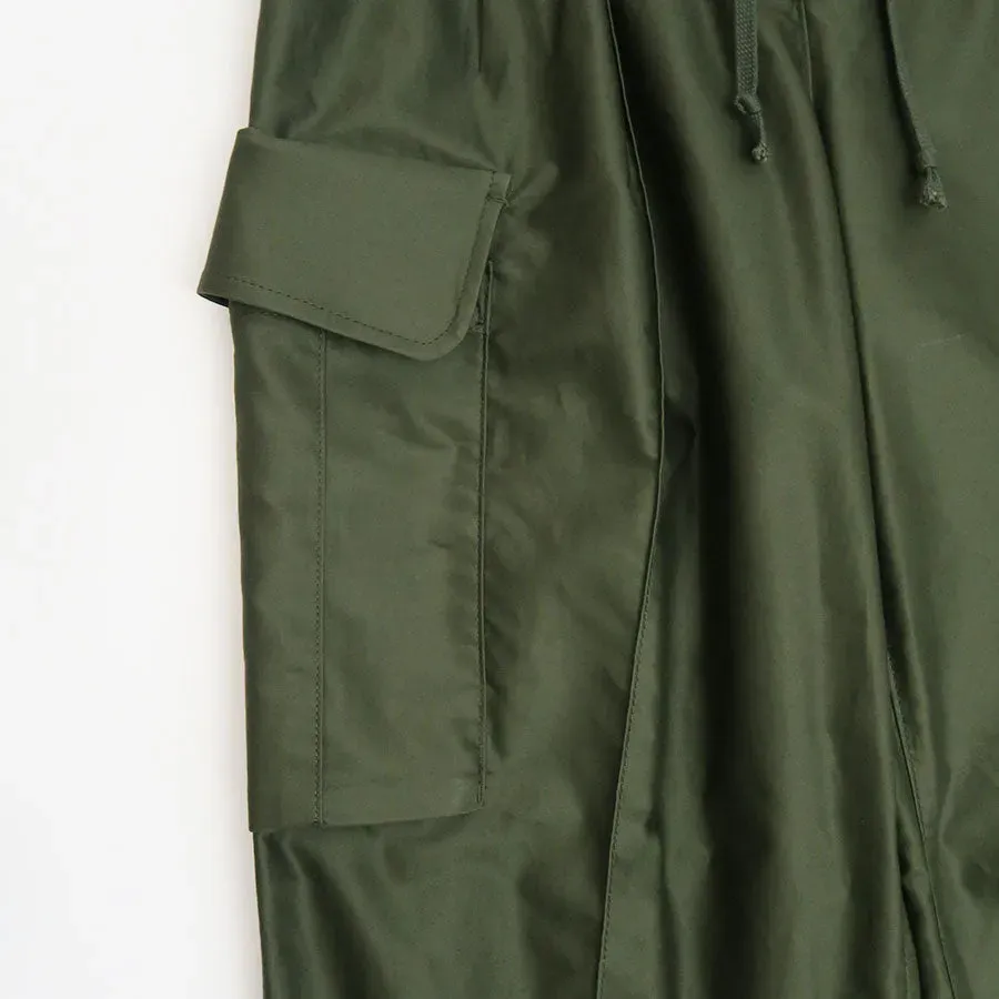 Cotton High Waisted Cargo Trousers