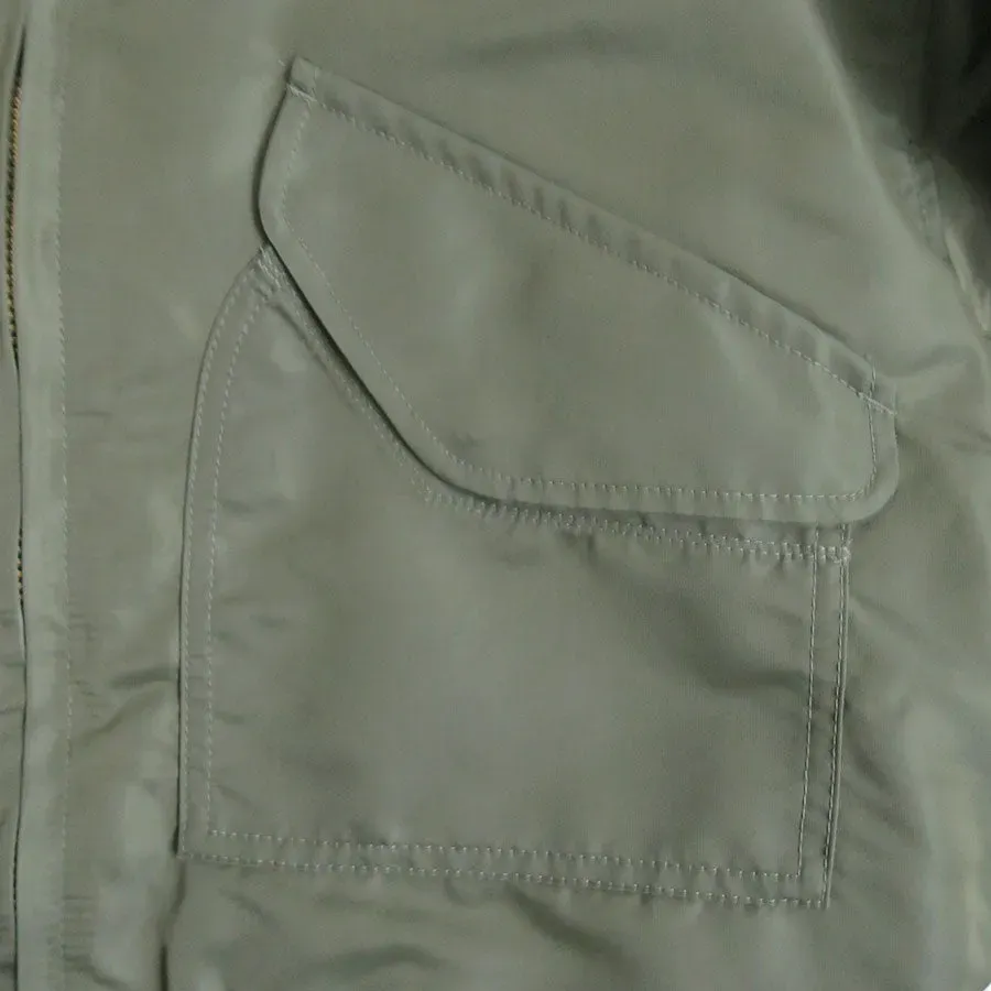 Nylon Twill 3D Embroidery Flight Jacket