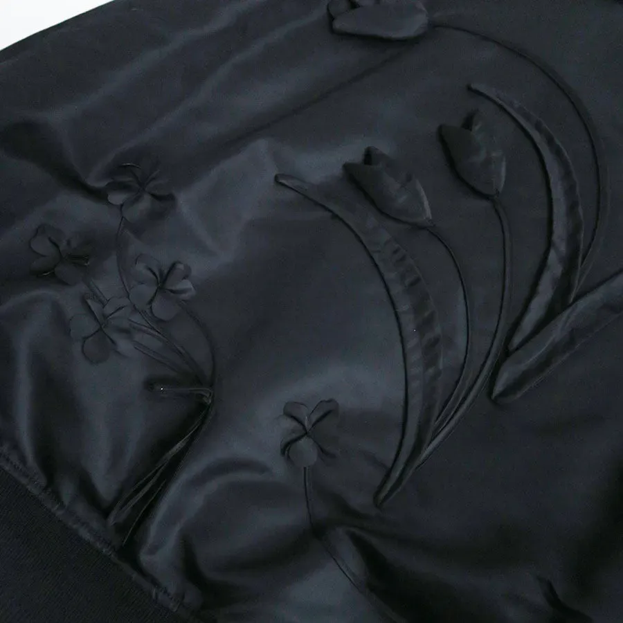 Nylon Twill 3D Embroidery Flight Jacket