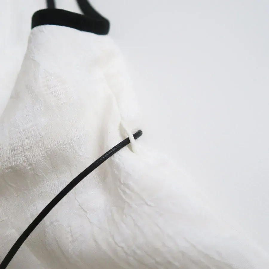 Raised Jacquard Frog Button Vest