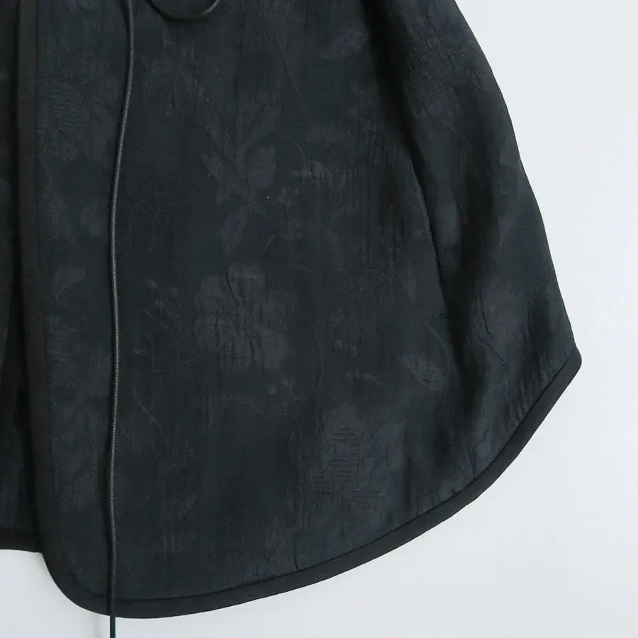 Raised Jacquard Frog Button Vest