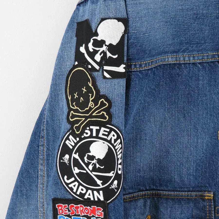Patched Denim Jacket