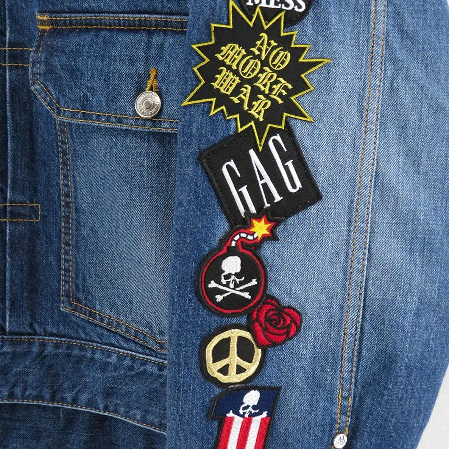 Patched Denim Jacket