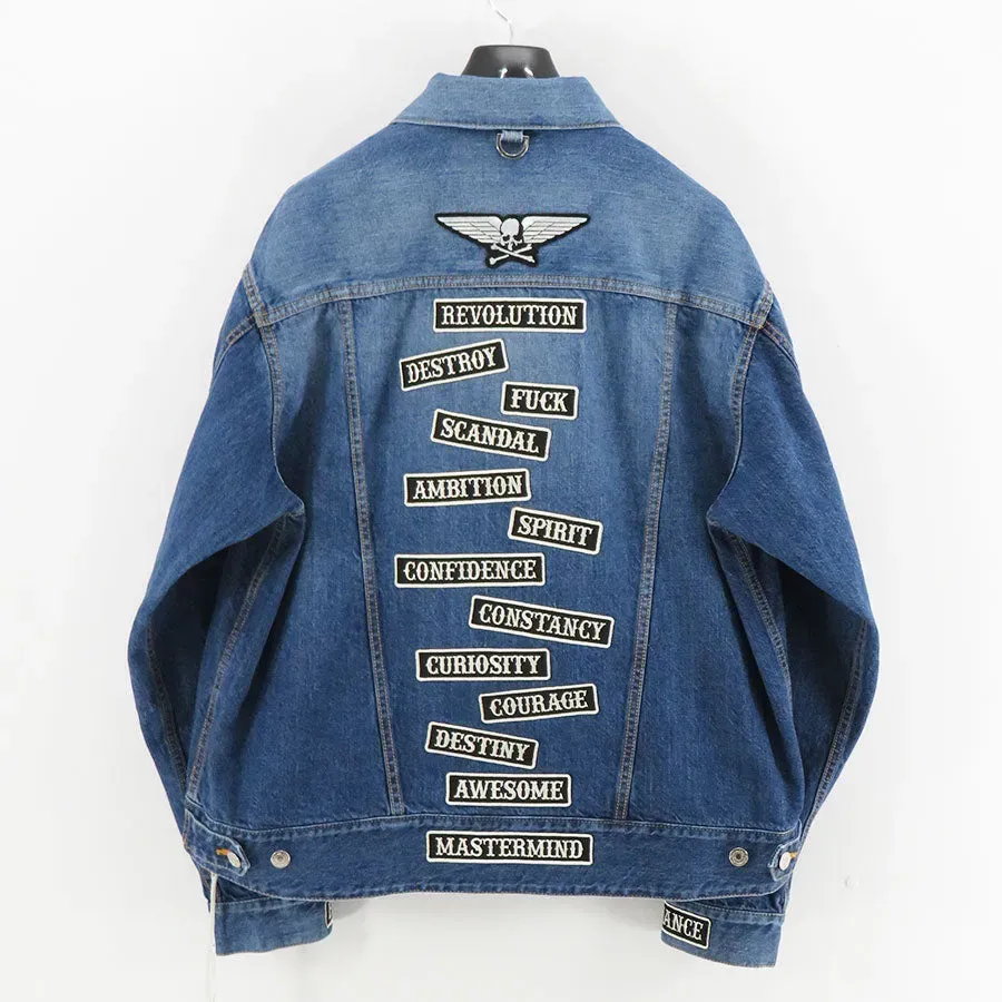 Patched Denim Jacket