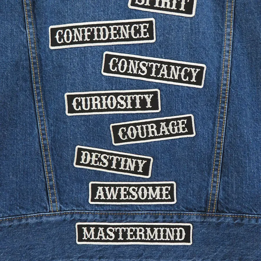 Patched Denim Jacket