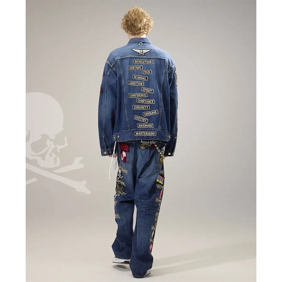 Patched Denim Jacket