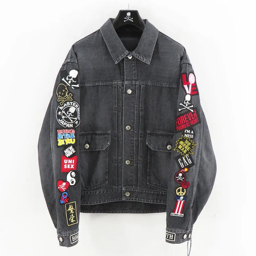 Patched Denim Jacket